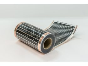   D203DC fűtőfilm, fűtőfólia 12VOLT (30cm széles) 67w/méter